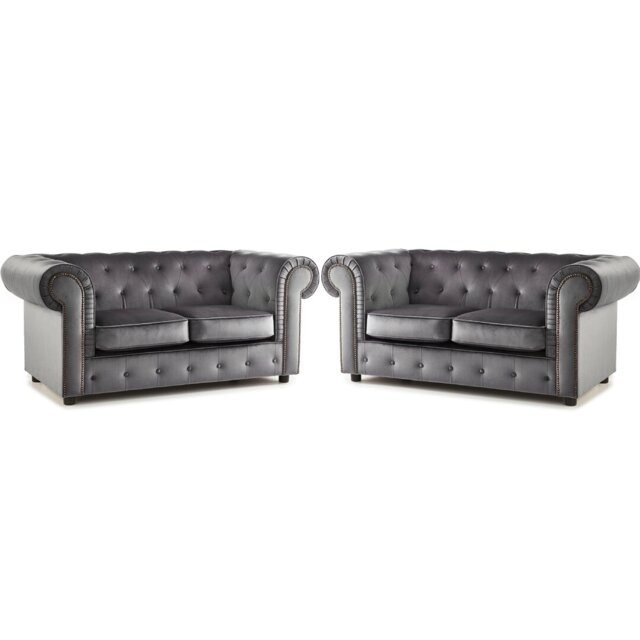 Aaron 2 - Piece Velvet Sofa Set