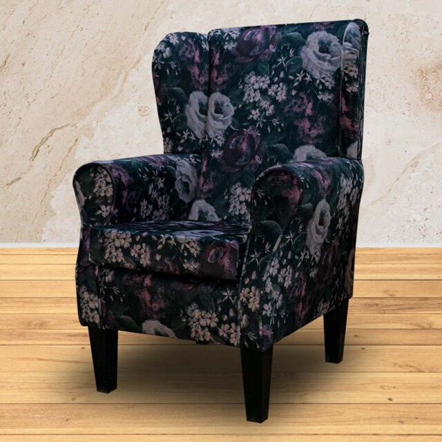 74cm Wide Tufted Wingback Chair