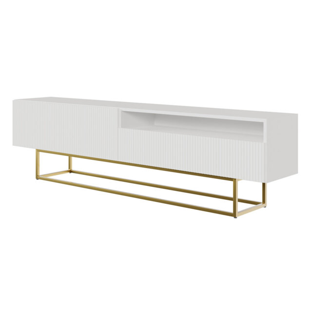 Dikomo Unfinished TV Stand for TVs up to 75