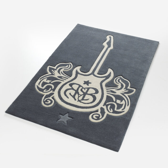 Handmade Grey Area Rug