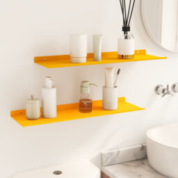 Floating Shelf Wall-Mounted Steel Home Storage Shelving Modern Shelves