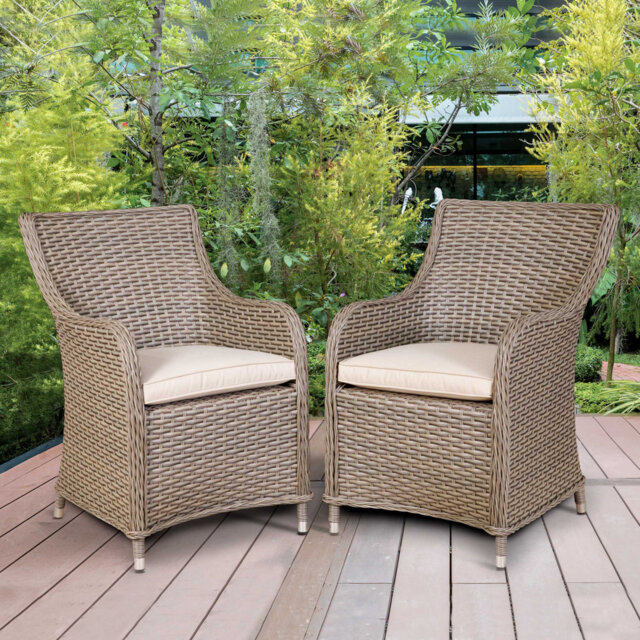 Kasuri Wicker Outdoor Lounge Chair