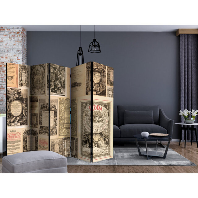 Room Divider - Vintage Books II [Room Dividers]