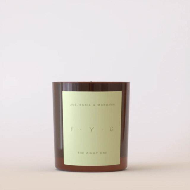 Fruity Tumbler Candle with Glass Holder