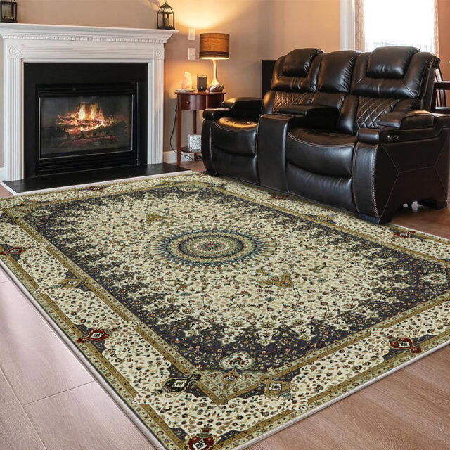 Luxury Cashmere Area Rug – Ultra-Soft, Cozy, Fade-Resistant Floor Rug For Living Room & Bedroom Decor