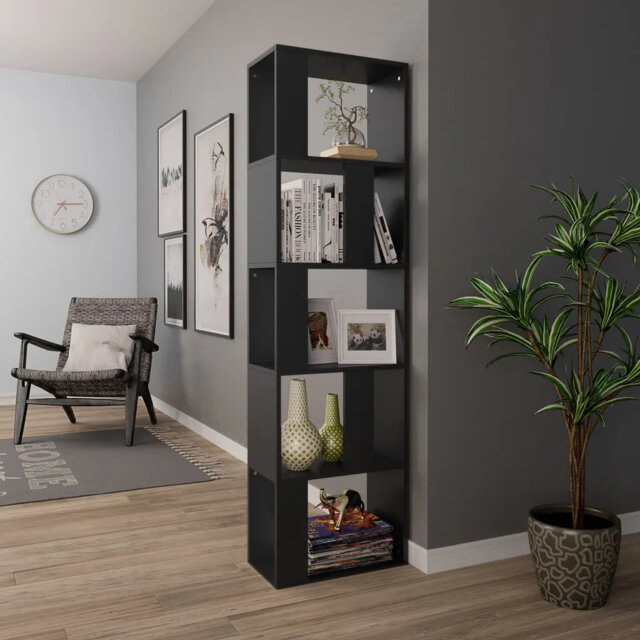 Abderus 159cm H x 45cm W Standard Bookcase