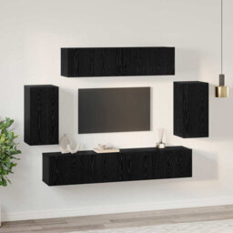 TV Cabinet Set 6 Pcs 80 X 30 X 30 Cm Engineered Wood