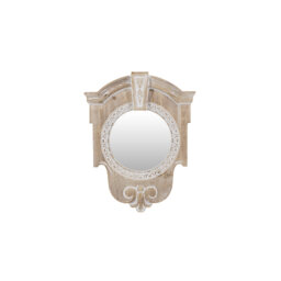 Wood Flat Wall Mirror