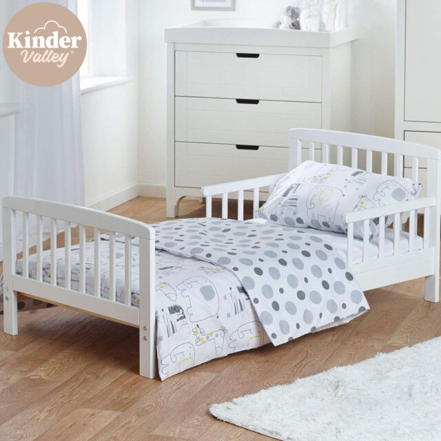 Greenguard Gold Certified Animals Floral Cotton Blend Toddler Bedding Set