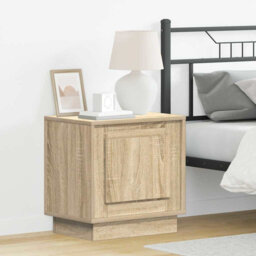 Bedside Cabinet With 44 X 34.5 X 45 Cm Engineered Wood