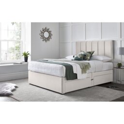 "Stockbridge Divan Bed with 24"" Headboard on Struts"