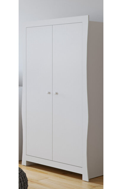 Little Acorns Sleigh 2 door wardrobe