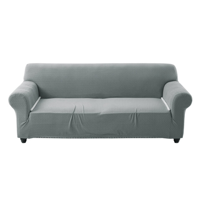 Luxury Reversible Spandex Loveseat Jacquard Pattern Stretchable Slipcover