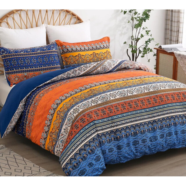 Polyester Floral Duvet Cover
