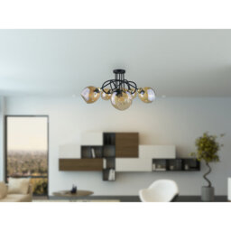 Glass Semi Flush Mount