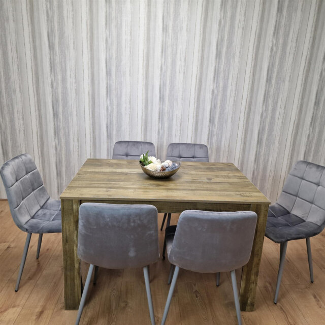 Alessondra 6 - Person Dining Set