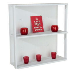 Recessed 3 Tier Wall Shelf Kit, Foiled Finish