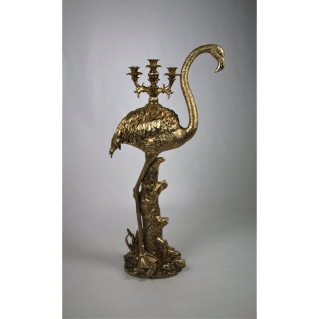 Polyresin Floor Candlestick