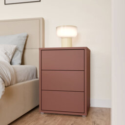 49.8cm W Manufactured Wood Bedside Table