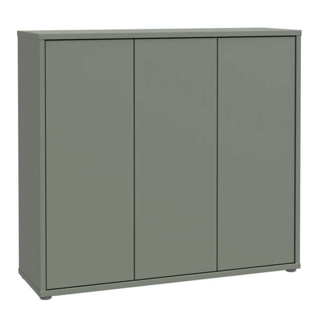 Alice Springs Shoe Cabinet with 3 Doors Push-to-Open in Sage Green