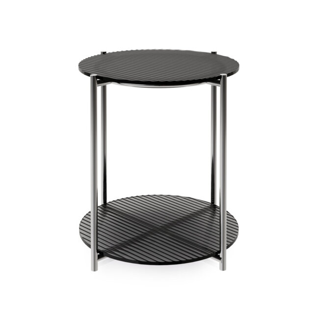 Alvi Glass Top End Table