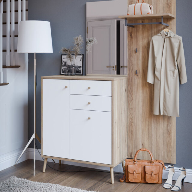 Middleway Hall Tree 56.1cm Wide with Shoe Storage