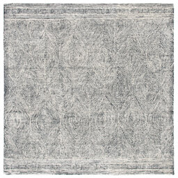 Klaus Geometric Wool Ivory/Charcoal Area Rug