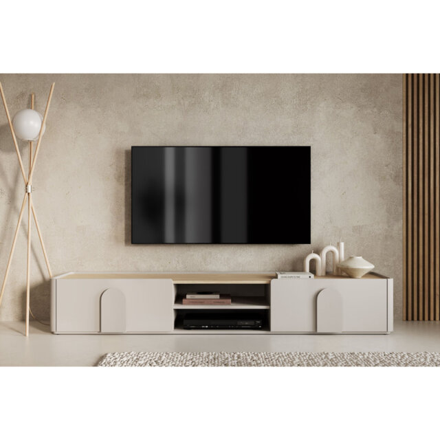 "Sadeen Unfinished TV Stand for TVs up to 77"""