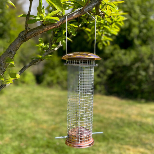 Golub Metal Hanging Tube Bird Feeder