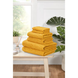 Safari 6Pc Towel Bale Mustard Yellow
