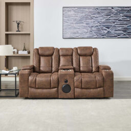 Berwin 2 Seater Linen Electric Reclining Loveseat