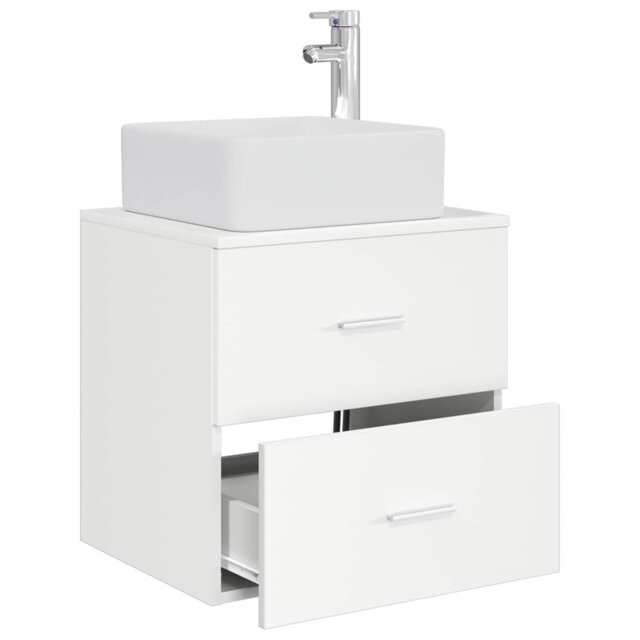 Single Bathroom Vanity with Ceramic Basin