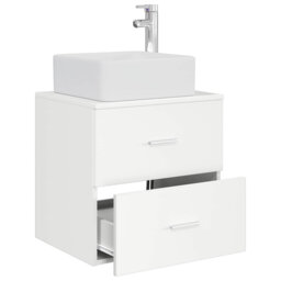 Single Bathroom Vanity with Ceramic Basin