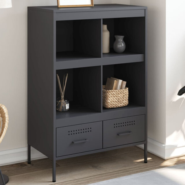 Sharell 101.5cm H x 68cm W Steel Standard Bookcase
