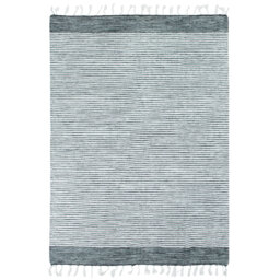 Melodi Extra Soft Tufted Flatweave Cotton Grey Rug