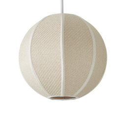 Annai 28.5cm H Blended Fabric Globe Pendant Shade ( Slip-On ) in Beige