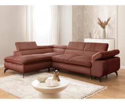 Bonnie 4 Seater Corduroy Corner Sofa with Storage