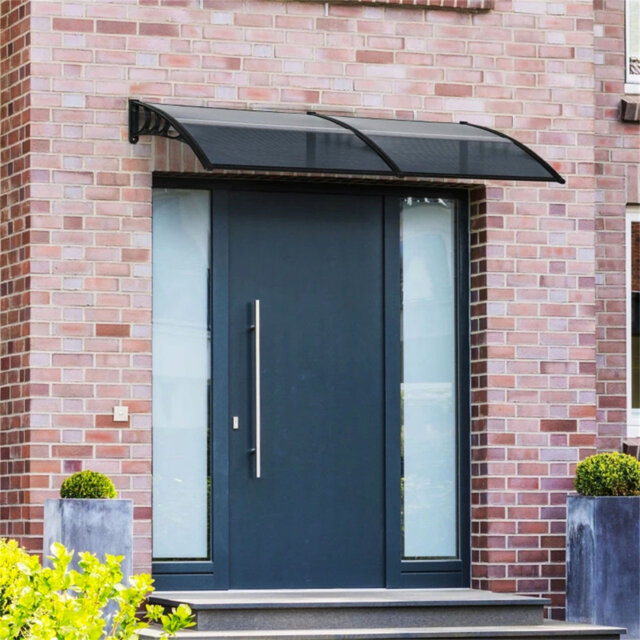 Outsunny Front Door Canopy Outdoor Awning Rain Shelter 196 x 75cm