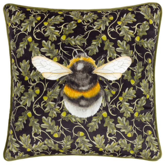 Braywick Printed Filled Cushion Floral Square Throw Cushion With Filling