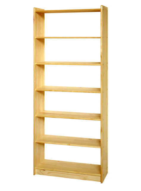 Hallowell 80cm W Solid Wood Standard Bookcase
