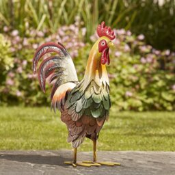 Alexi Animals Weather Resistant UV Resistant Metal Garden Statue