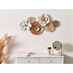 Wall Decor Flower GADOLINIUM Metal 45 cm Multicolour