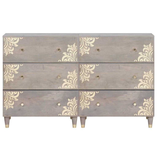Solid Wood 60cm W 6 - Drawer Chest of Drawers