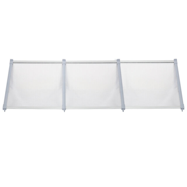 Dakota Fields 270cm W x 90cm D Plastic Cover Retractable Door / Window Awning