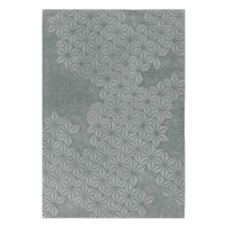 Olive Tufted Silver Rug
