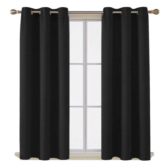 My Home Store Ultra-Soft Blackout Curtains Enguerran with Eyelets and Tie Backs
