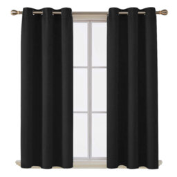 My Home Store Ultra-Soft Blackout Curtains Enguerran with Eyelets and Tie Backs