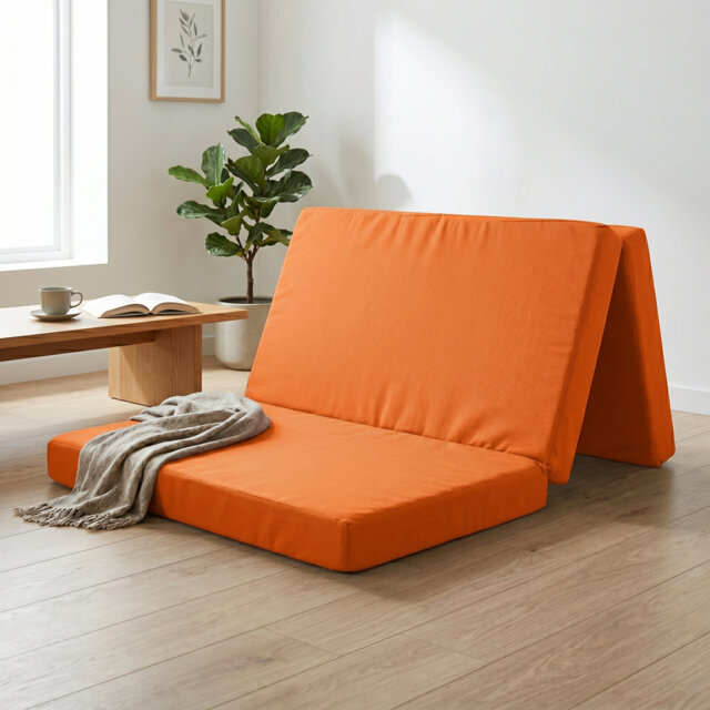 Dull Small Double (4') Guest Folding Foam Mattress