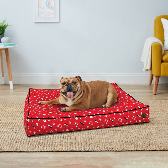 Dog Bed For Small - Medium - Large Dogs - Soft Pet Bed Mattress With Machine Washable Cover & PU Foam Pet Crate Bed - Dog Bed Mattress With Non-Slip B