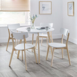 Aramis Round Solid Wood Base Dining Table